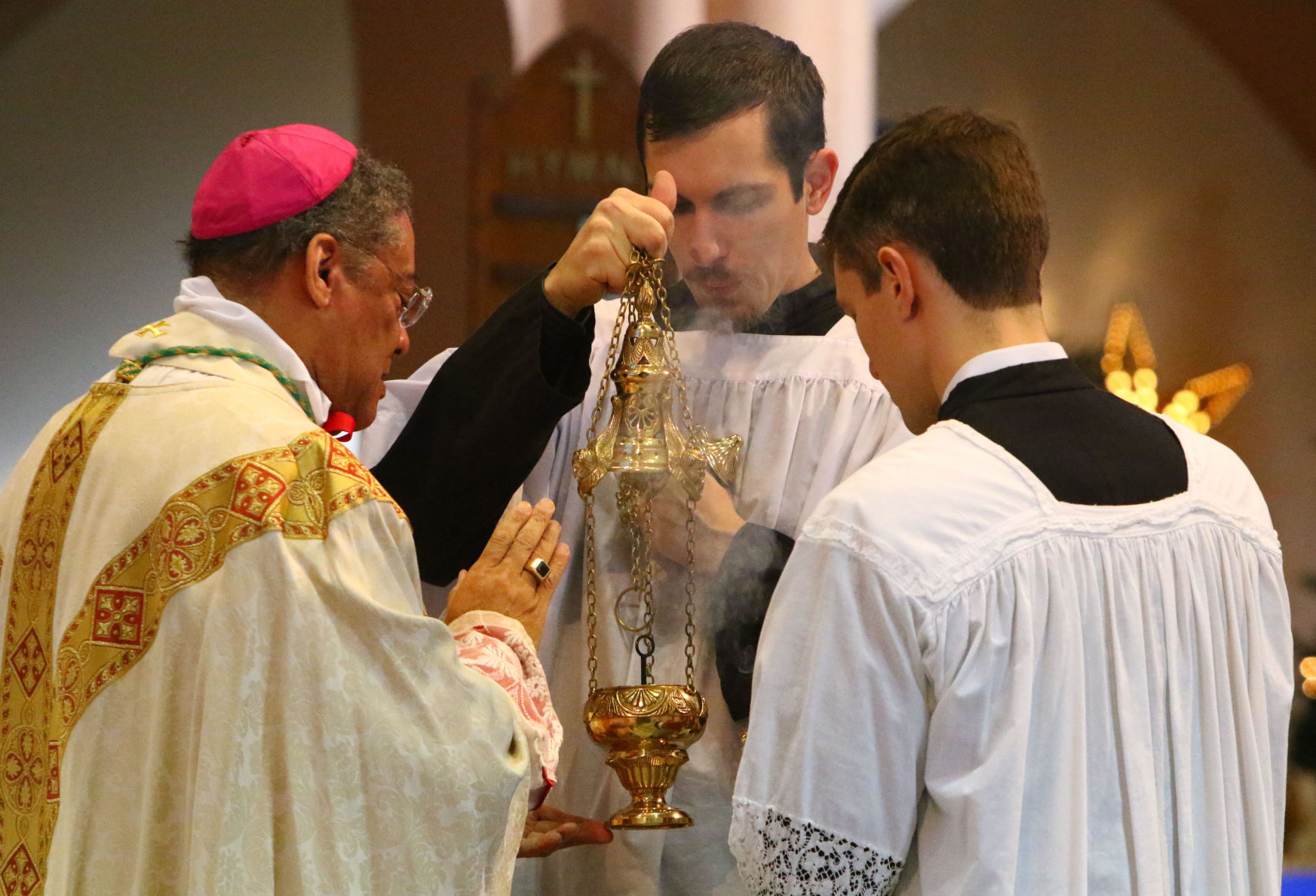 Pontifical Latin Mass at Cathedral of the Holy Angels